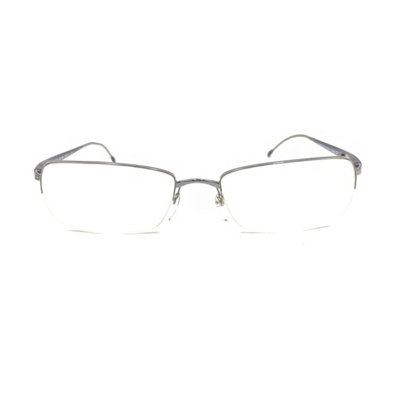 Silhouette 7546 60 6054 Titanium Gunmetal Half Rim Eyeglasses Frames 53-17 135 - Picture 6 of 12